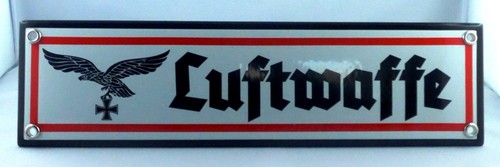 Emailleschild luftwaffe neu - luftwaffe, neu!