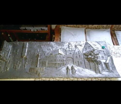 Zinn bild relief - bild,