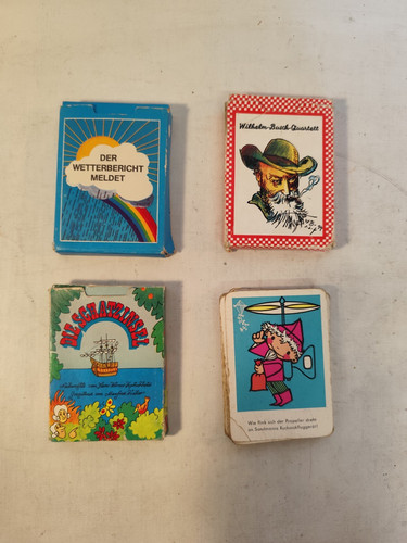 Lot quartett wilhelm - quartett, ddr