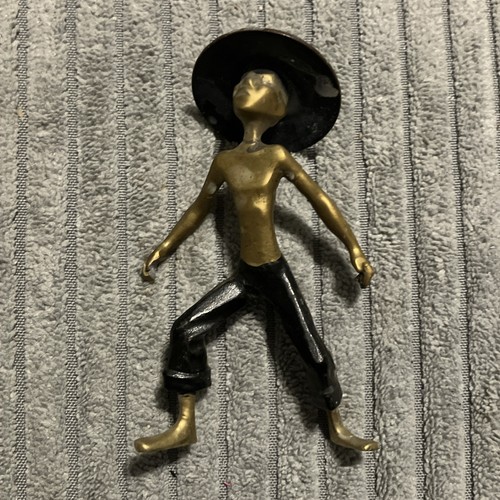 Vintage messing figur - messing, asiate