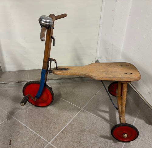 Dreirad thiri holz antik - dreirad,