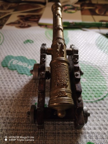 Messing kanone vintage - messing, modell