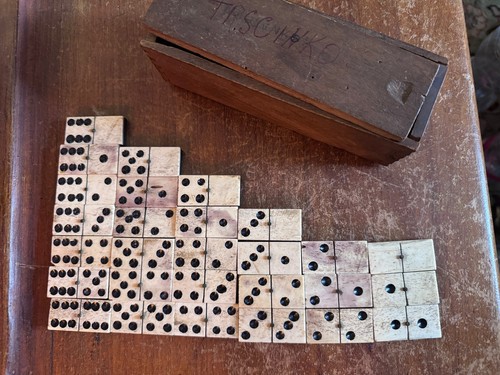 Dominosteine vintage 1950er - dominosteine,