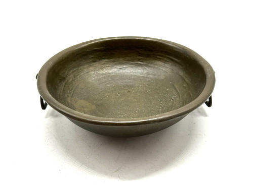 Schwere bronze schale mit - schwere, bronze-schale